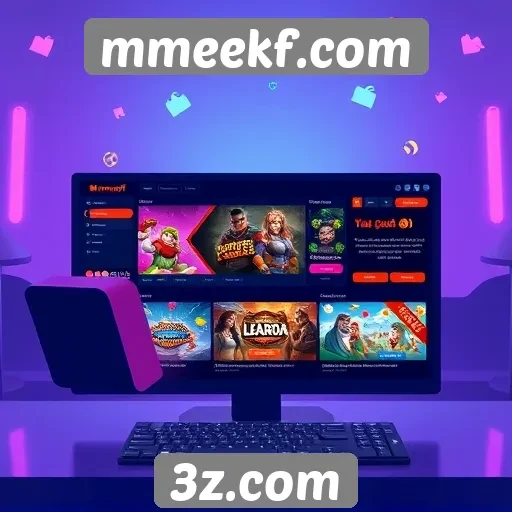 Navegação e usabilidade no site de jogos mmeekf.com